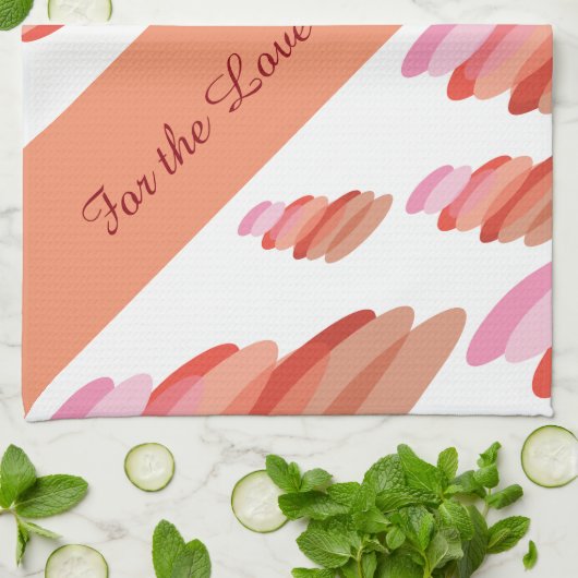 Fun corail pêche serviette moderne (Plié)