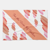 Fun corail pêche serviette moderne (Horizontal)