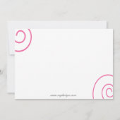 Fun Corporate Party Invitation Kaart (Achterkant)