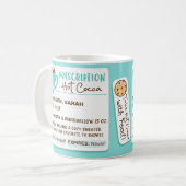 Fun Cosy Season Prescription Hot Cocoa Coffee Mug (Devant gauche)
