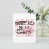 Fun County Fair Slogan Briefkaart (Staand voorkant)