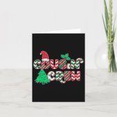 Fun Cousin-kerst met bemanning Kaart (Voorkant)