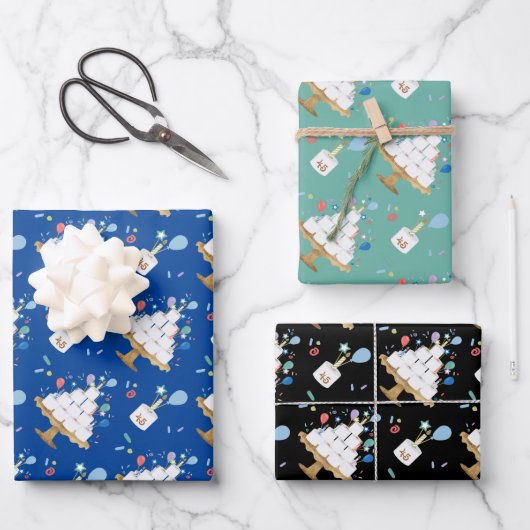 Fun Covid Toilette Papier Anniversaire Gâteau Quar (Recto)