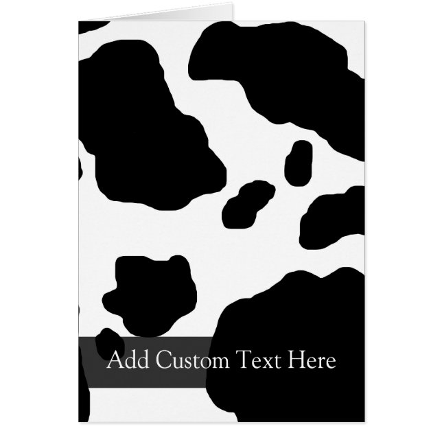 Fun Cow Print op maat gemaakt (Voorkant)
