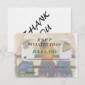 FUN COWGIRLS CARTES RSVP PERSONNALISABLES (Devant / Derrière)