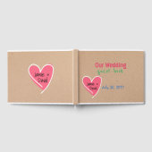 Fun Craft Paper Kijk bruiloft Guest Book Gastenboek (Volledig)