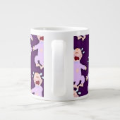 Fun Cranky Crybaby Characters Cartoon Art Extra Grote Mok (Achterkant)