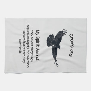 Fun Crows Bird Spirit Animal Humor Quote Totem   Theedoek