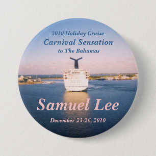 Fun Cruise Name Badge Ronde Button 7,6 Cm