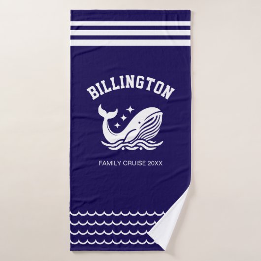 Fun Cruise Ship Beach Towel – Family Reunion (Serviette de bain)