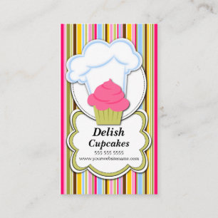 Fun Cupcake & Baker's Pet Visitekaartje