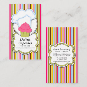 Fun Cupcake & Baker's Pet Visitekaartje