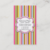 Fun Cupcake & Baker's Pet Visitekaartjes (Achterkant)