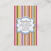 Fun Cupcake & Baker's Pet Visitekaartjes (Achterkant)