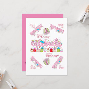FUN Cupcake Bonne Invitation Anniversaire