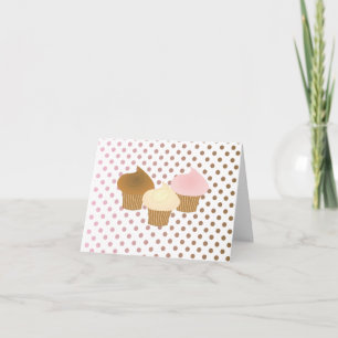 Fun Cupcake Trio Kaart