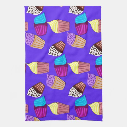 Fun Cupcakes Theedoek (Verticaal)