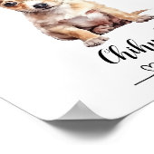 Fun Custom Chihuahua Poster "Minuscule mais puissa (Coin)