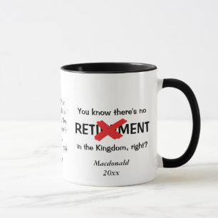Fun Custom Christelijk Retirement Coffee Mok