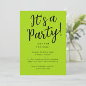 Fun Custom Colors Kind Party Kaart (Staand voorkant)