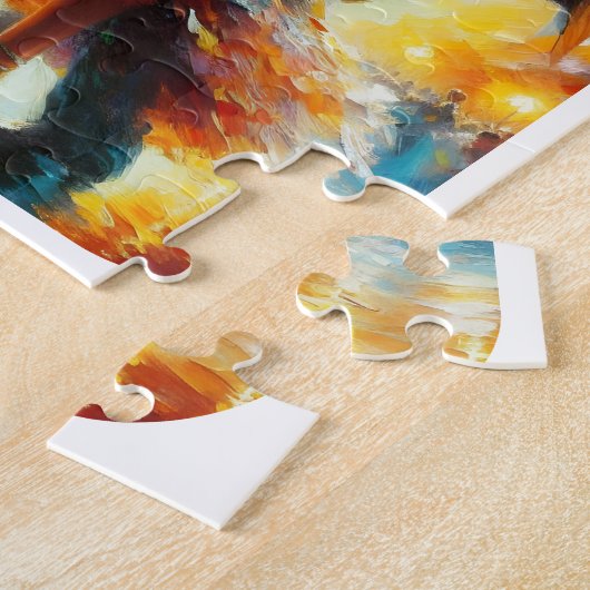 Fun Custom Dance Photo Collage Puzzle (Côté)