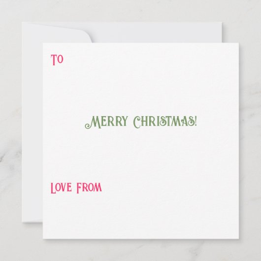 Fun Custom Jolly Festive Christmas Photo Carte Cad (Dos)