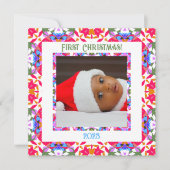 Fun Custom Jolly Festive Christmas Photo Carte Cad (Devant)