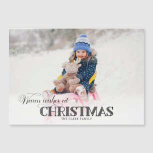 Fun Custom Kerstmis Typografie Foto