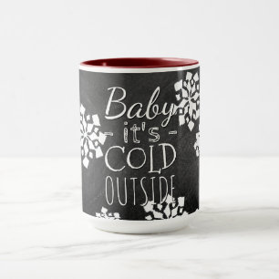 Fun Cute Baby its koude buitenste alkboard Mok