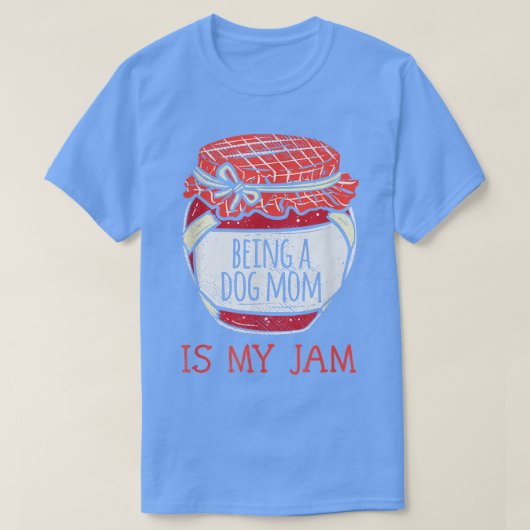Fun Cute Dog Mama T-shirt (Design voorkant)