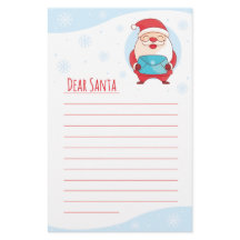 Fun Cute Letter to Beste Santa Claus-sjabloon