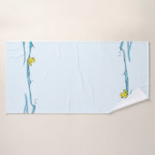 Fun Cute Whimsical Rubber Duck Badhanddoek (Badhanddoek)