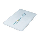 Fun Cute Whimsical Rubber Duck Badmat (Gekanteld)