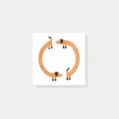 Fun Dachshund Post-it® Notes (Voorkant)