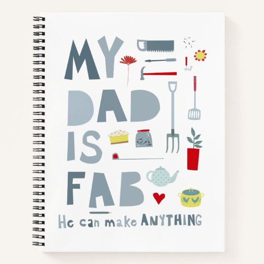 Fun Dad Notitieboek (Voorkant)