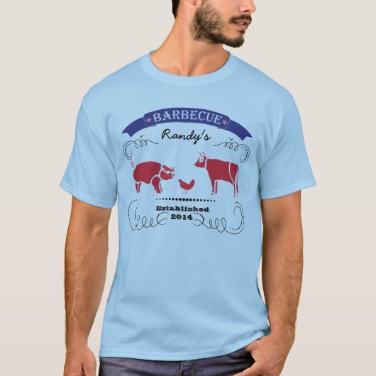 Fun Dad's  Barbecue T-shirt (Voorkant)