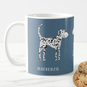 Fun Dalmatian Dog gepersonaliseerd Koffiemok