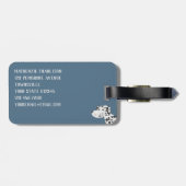 Fun Dalmatian Dog Pattern Bagagelabel (Achterkant horizontaal)