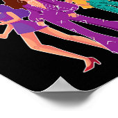 Fun Dancing Queen Disco Dance Club Party 1970s GIF Poster (Hoek)