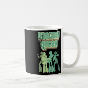 Fun Dancing Queen Disco Party Retro Distress Des Koffiemok