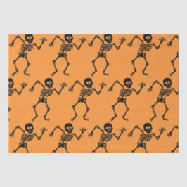 FUN DANCING SKELETON HALLOWEEN Tissue Paper Tissuepapier