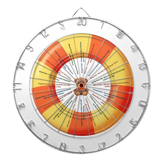 Fun Dares Dart Kinder spel Dartbord (Voorkant)