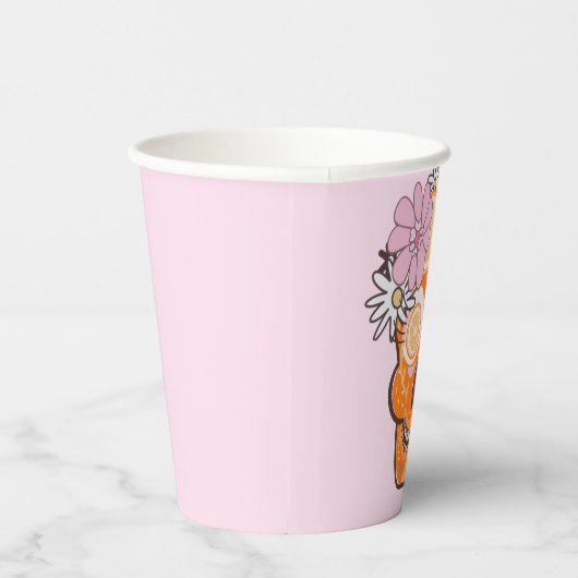 Fun Day of the Dead Sugar Skull Papieren Bekers (Rechts)