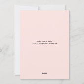 Fun de neige géométrique Fun moderne Carte photo d (Dos)