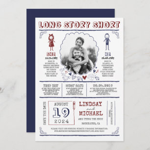 Fun Décontracté and Cute Save the Date Photo