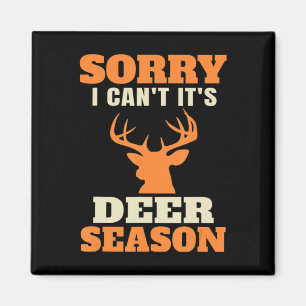 Fun Deer Hunting Gezegde Joke Magneet
