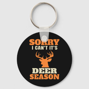Fun Deer Hunting Gezegde Joke Sleutelhanger