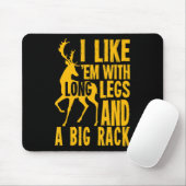Fun Deer Hunting Quote Gift for Hunters Muismat (Met muis)