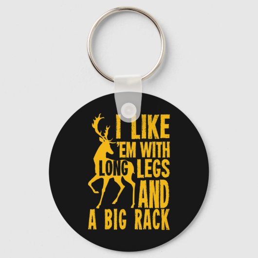 Fun Deer Hunting Quote Gift for Hunters Sleutelhanger (Voorkant)