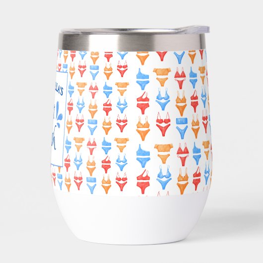 Fun "Dernier Splash" Thème Bachelorette personnali (Gauche)